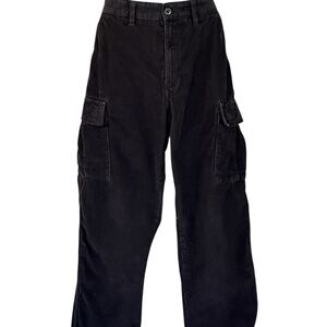 Van's black cord, loose taper fit, size 31